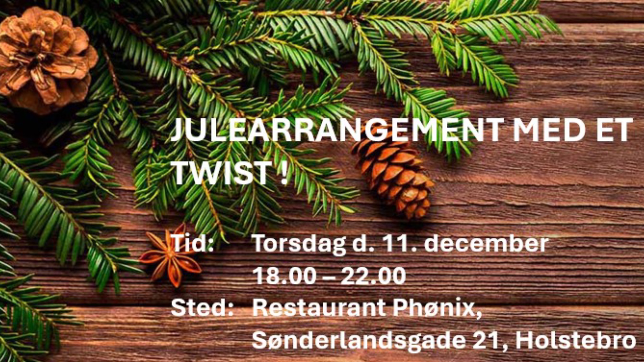 julearrangement phønix vores franske butik